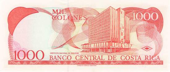 1000 Colones 24.2.1999